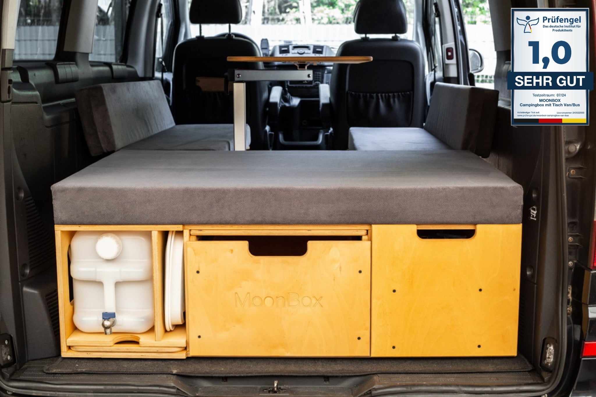 Moonbox Campingbox mit Tisch Van/Bus 124cm Modify Natur