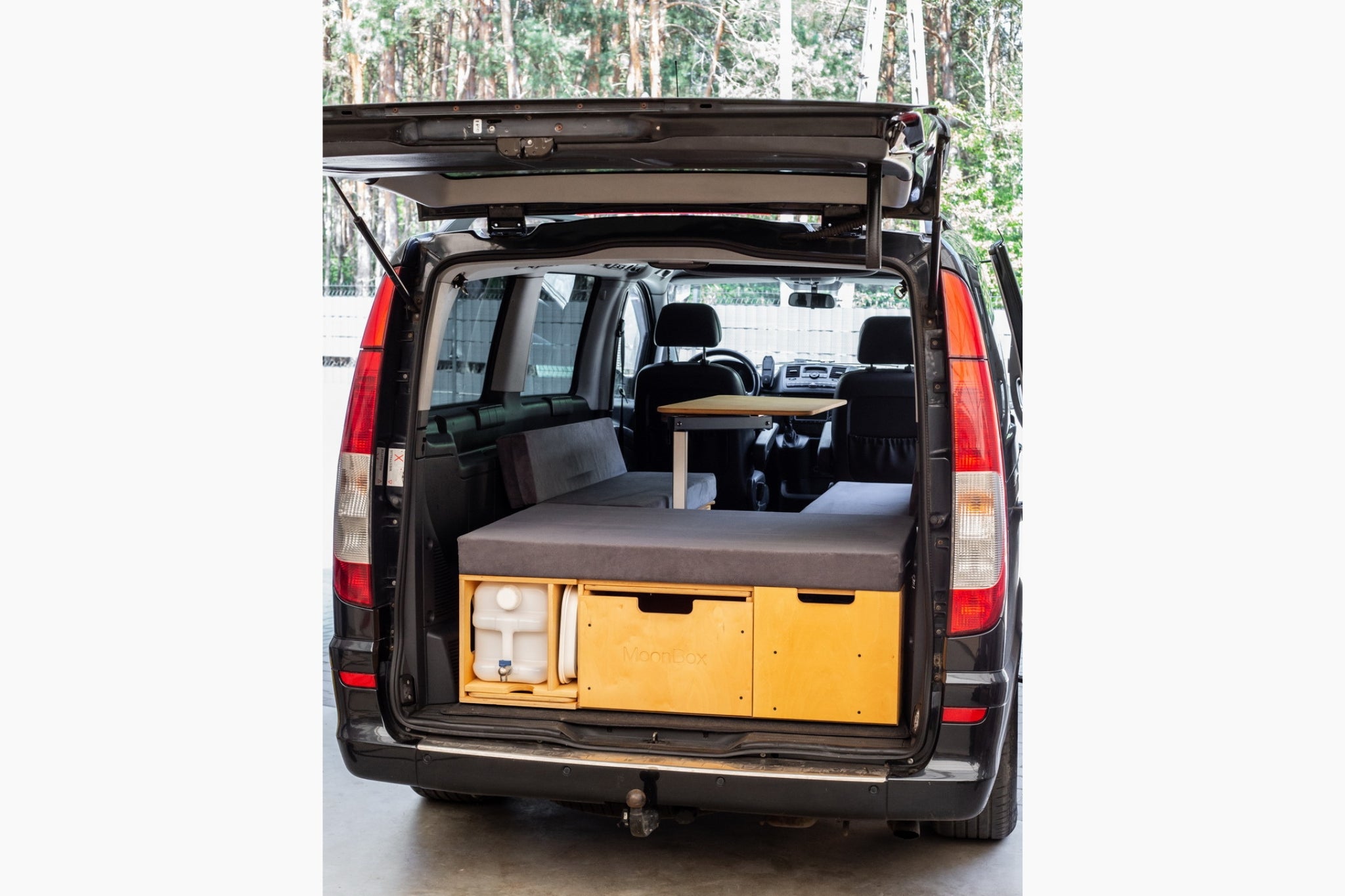 Moonbox Campingbox mit Tisch Van/Bus 124cm Modify Natur