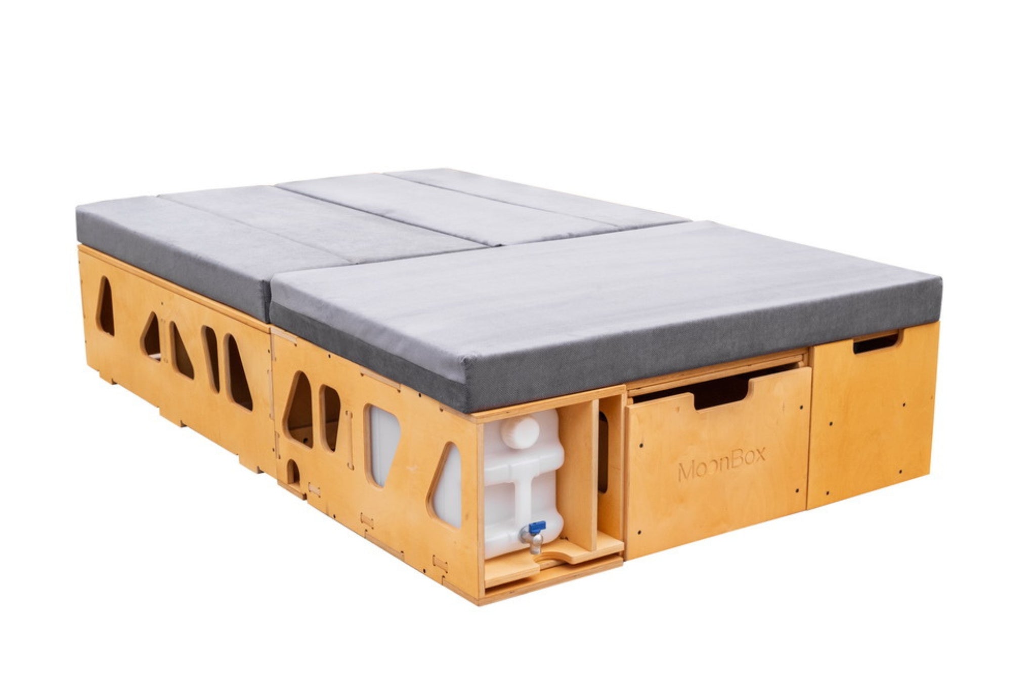 Moonbox Campingbox mit Tisch Van/Bus 115cm Modify Natur