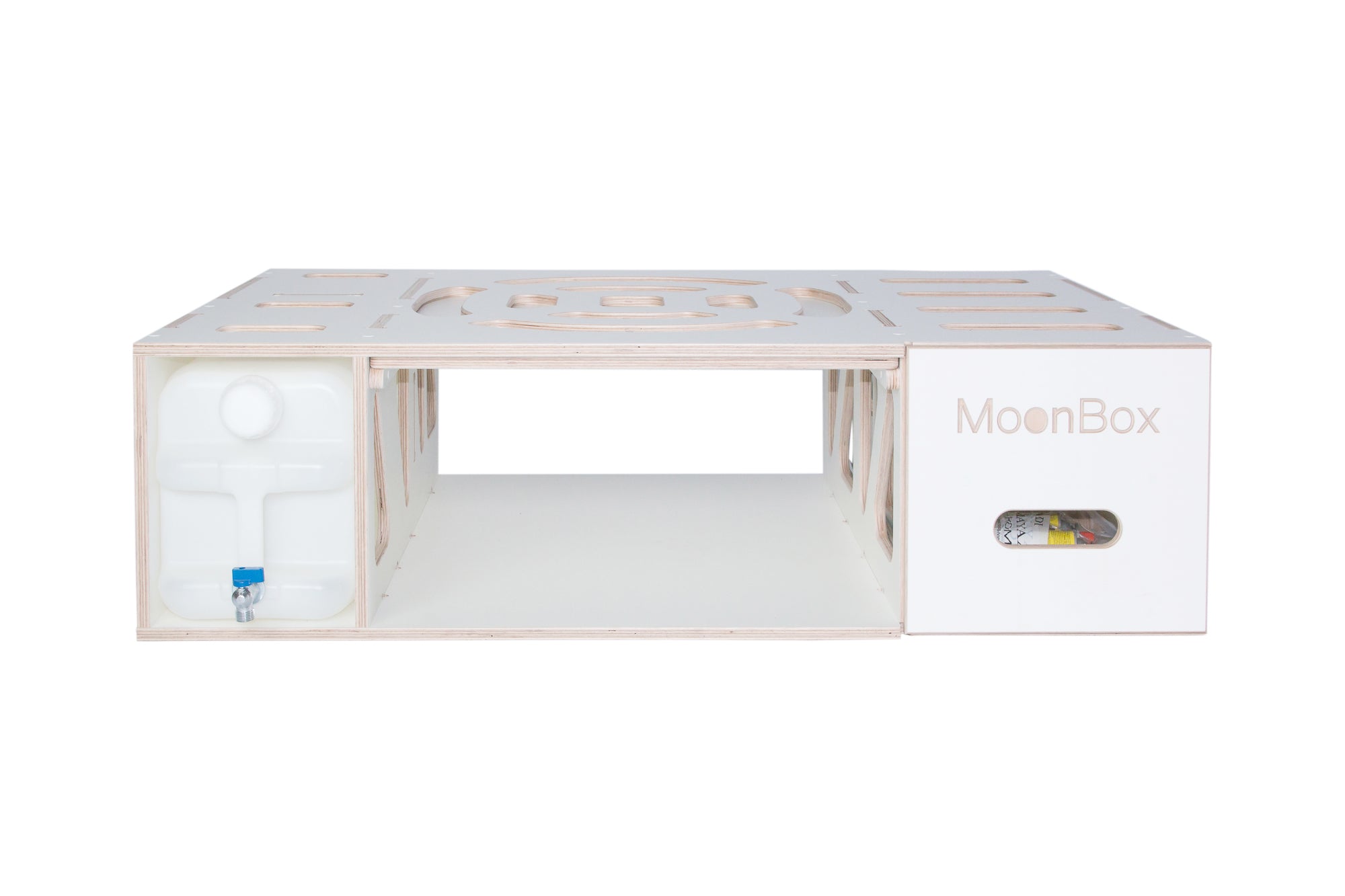 Moonbox Campingbox mit Tisch Van/Bus 124cm Weiß