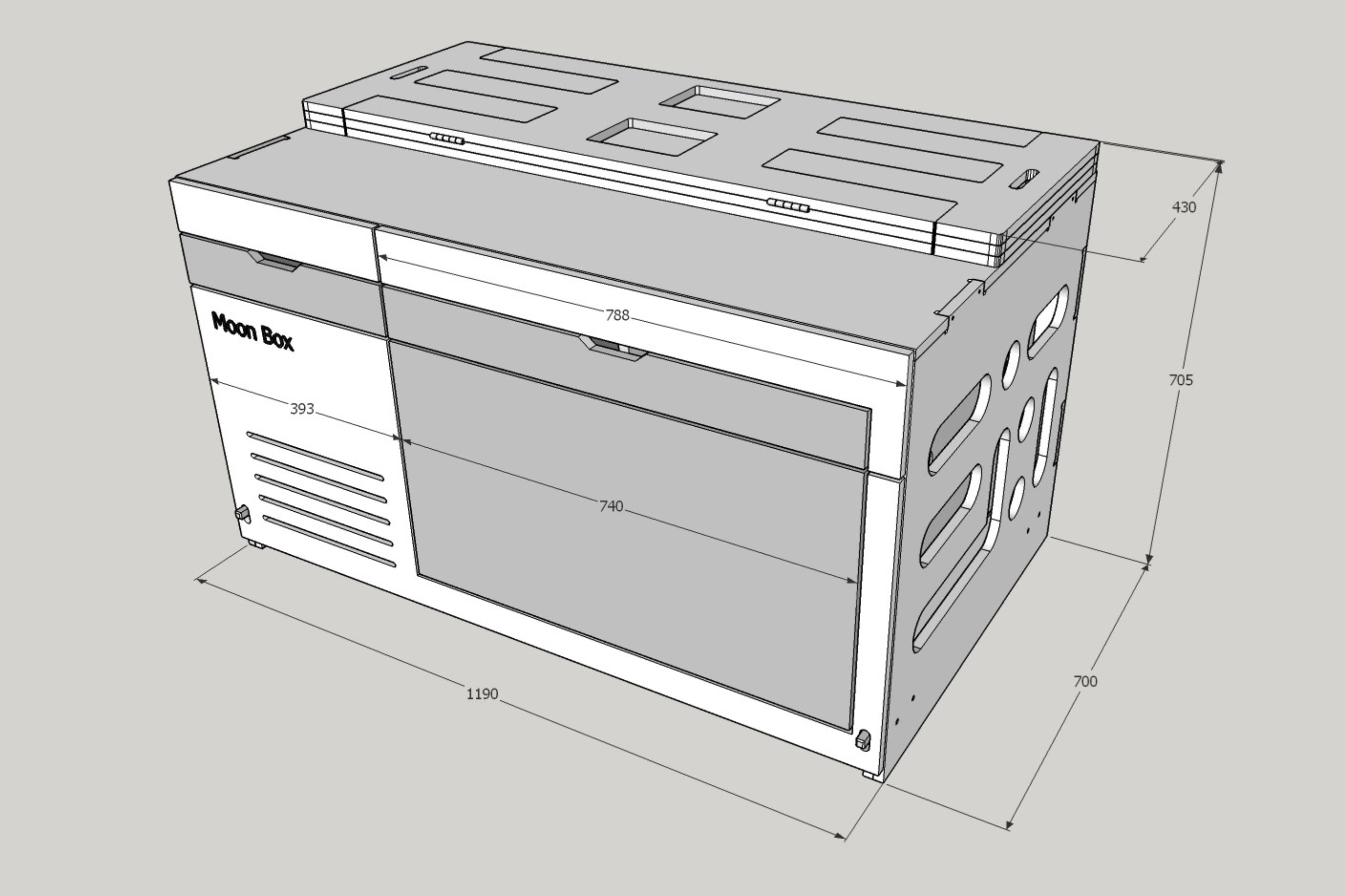 Moonbox Campingbox Van/Bus 119 Premium