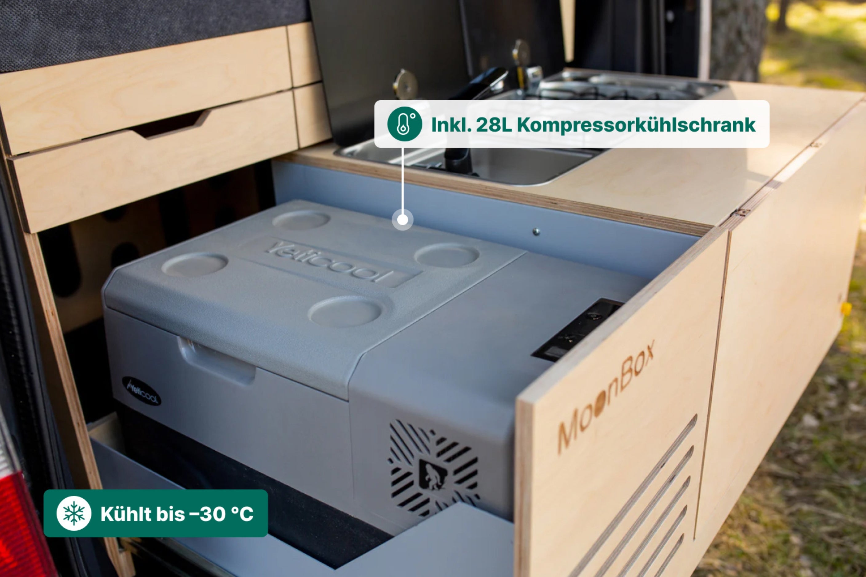 Moonbox Campingbox Van/Bus 124 Premium