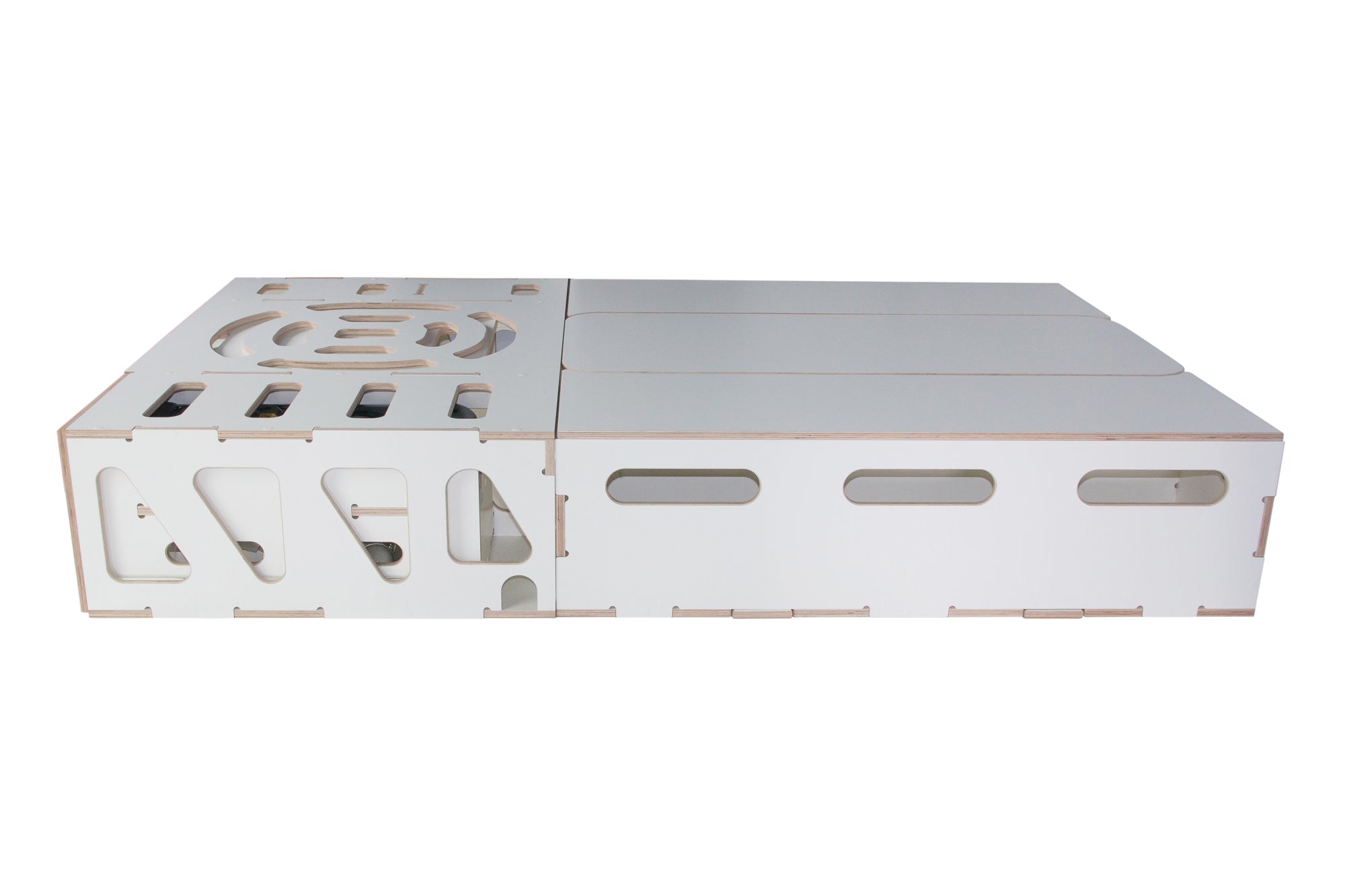 Moonbox Campingbox mit Tisch Van/Bus 124cm Weiß