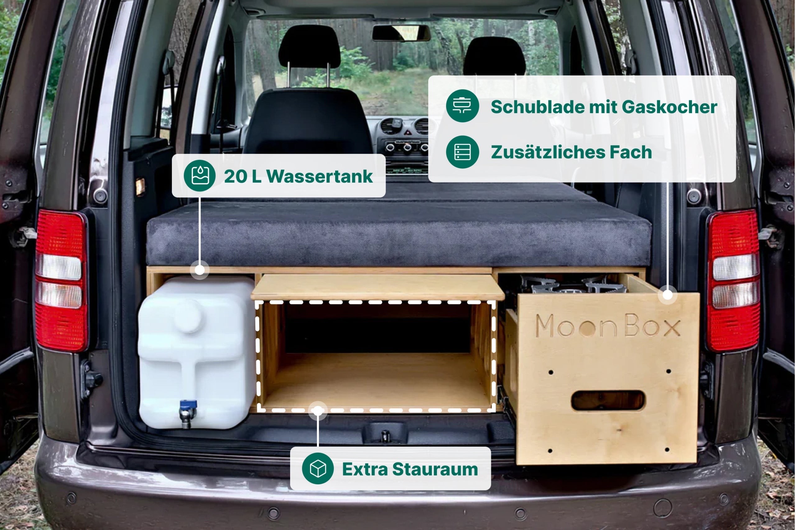 Moonbox Campingbox Minivan 115cm