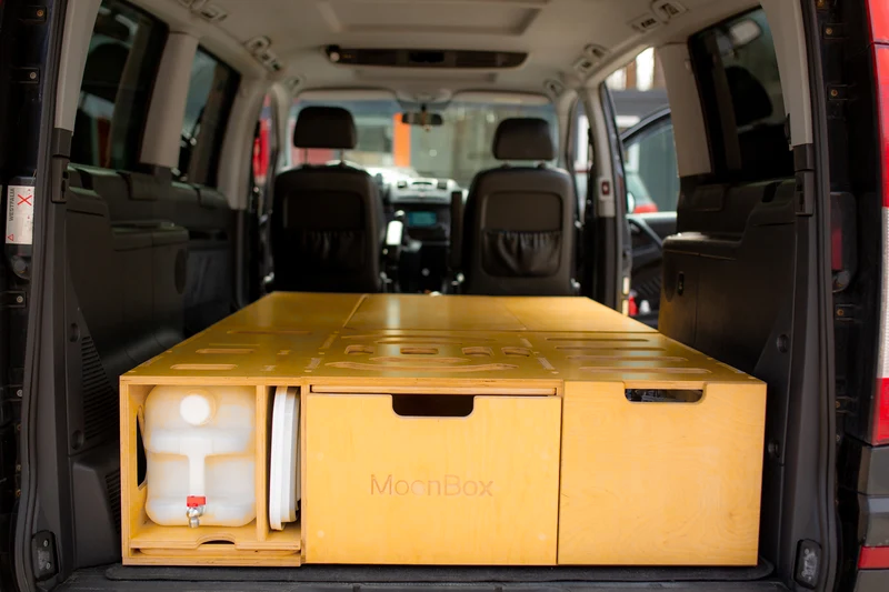 Moonbox Campingbox mit Tisch Van/Bus 119cm Modify