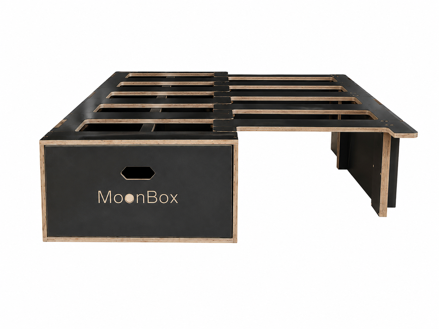 Moonbox Campingbox Schlafsystem Minivan 67cm CADDY Dunkelgrau