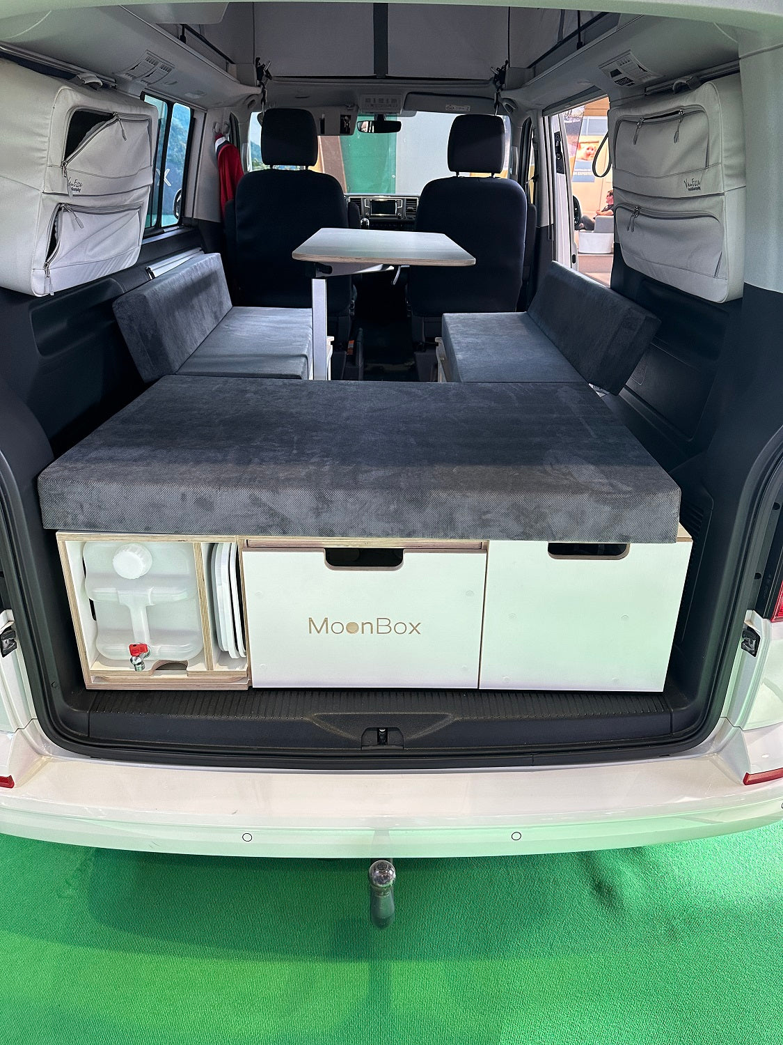 Moonbox Campingbox mit Tisch Van/Bus 124cm Modify Weiß