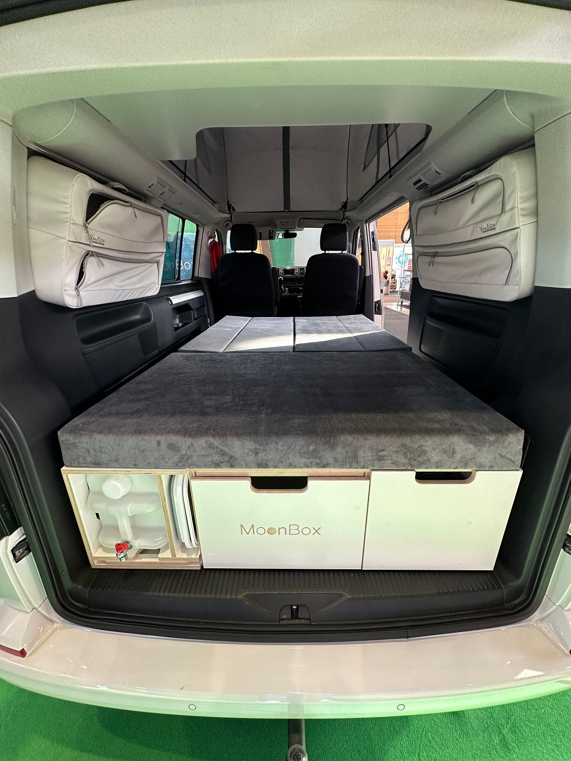 Moonbox Campingbox mit Tisch Van/Bus 124cm Modify Weiß