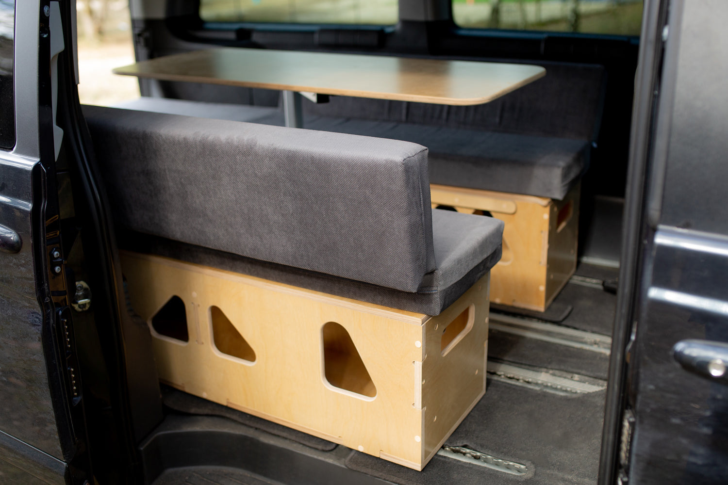 Moonbox Campingbox mit Tisch Van/Bus 119cm Modify UV-Lack