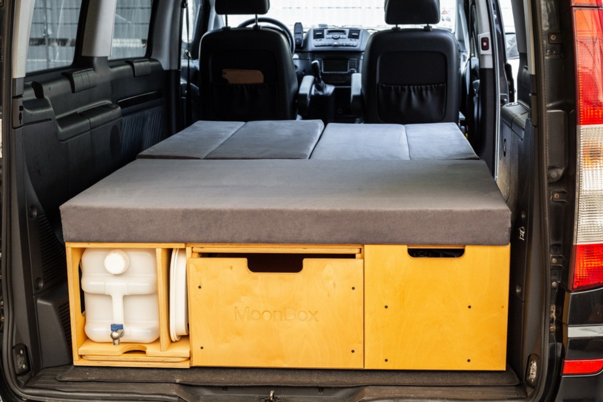 Moonbox Campingbox mit Tisch Van/Bus 115cm Modify Natur