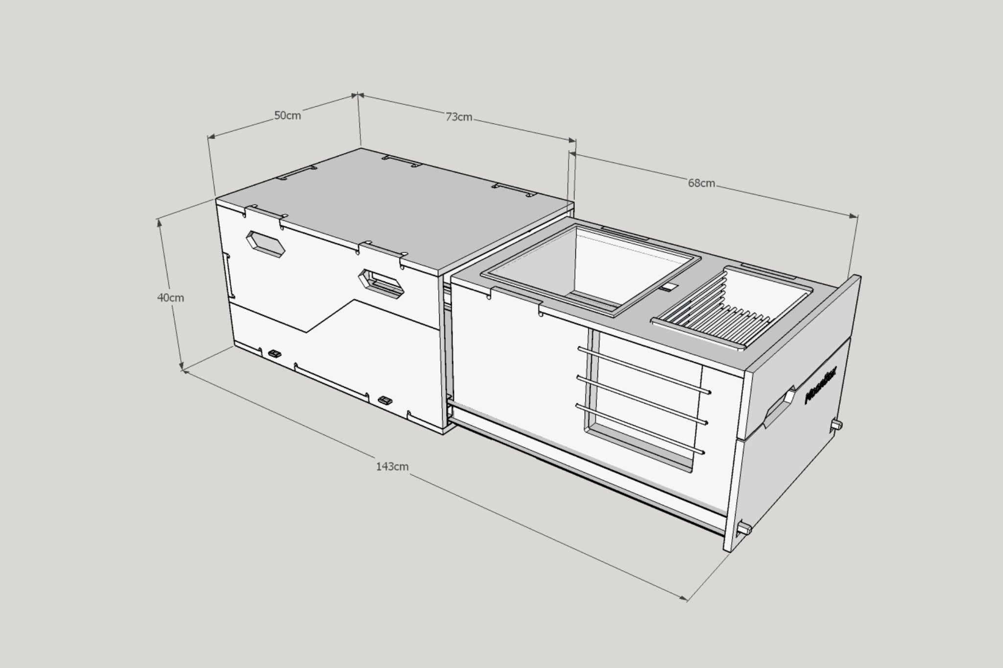 Moonbox Kitchenbox - White Edition