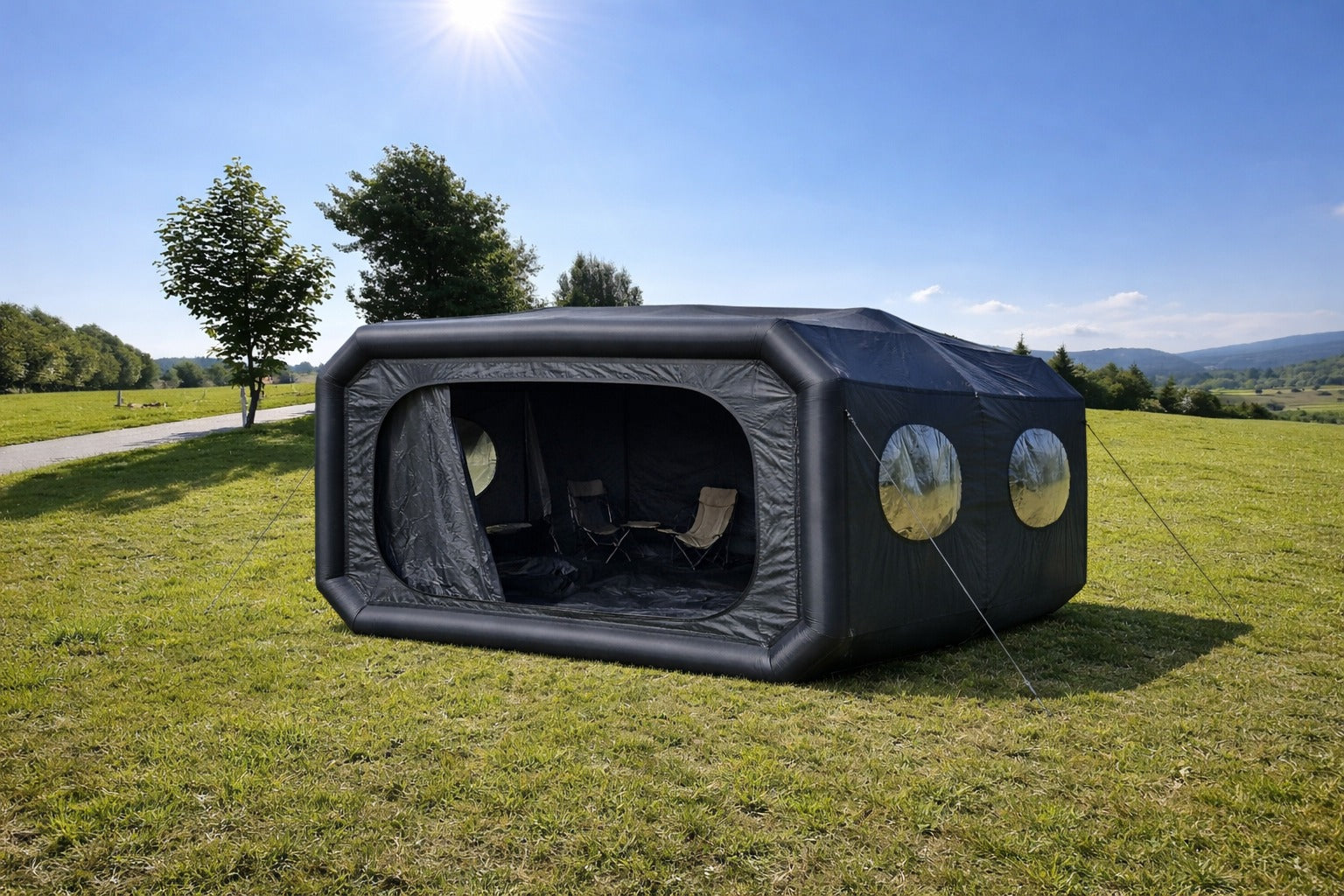 Zelt Campingzelt Eventzelt Festivalzelt 3,5m x 3m x 2,2m