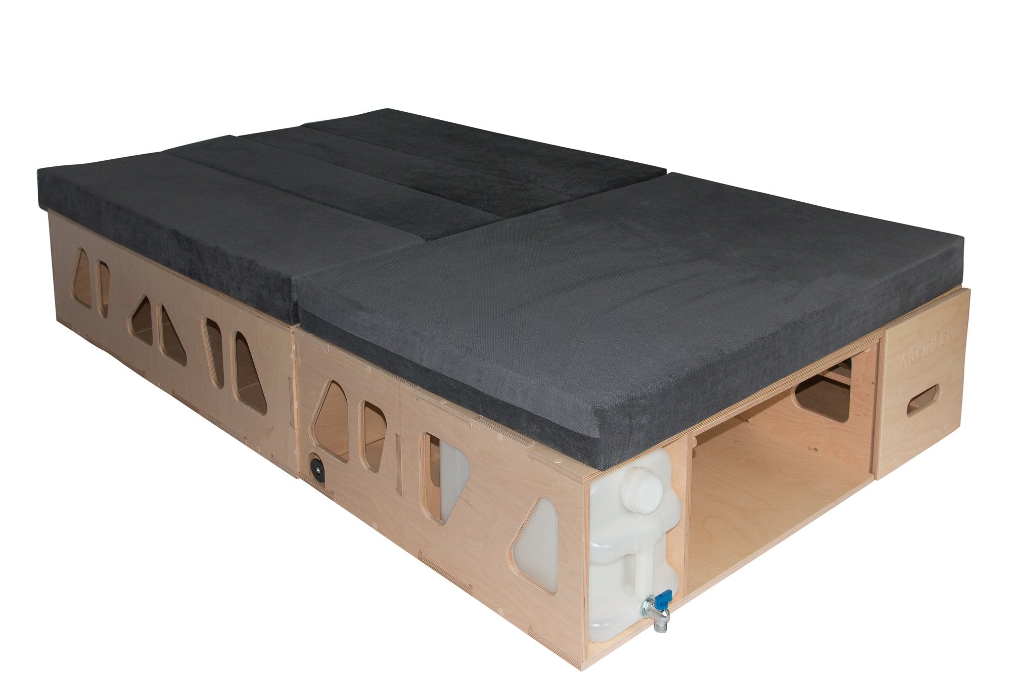Moonbox Campingbox mit Tisch Van/Bus 119cm UV-Lack