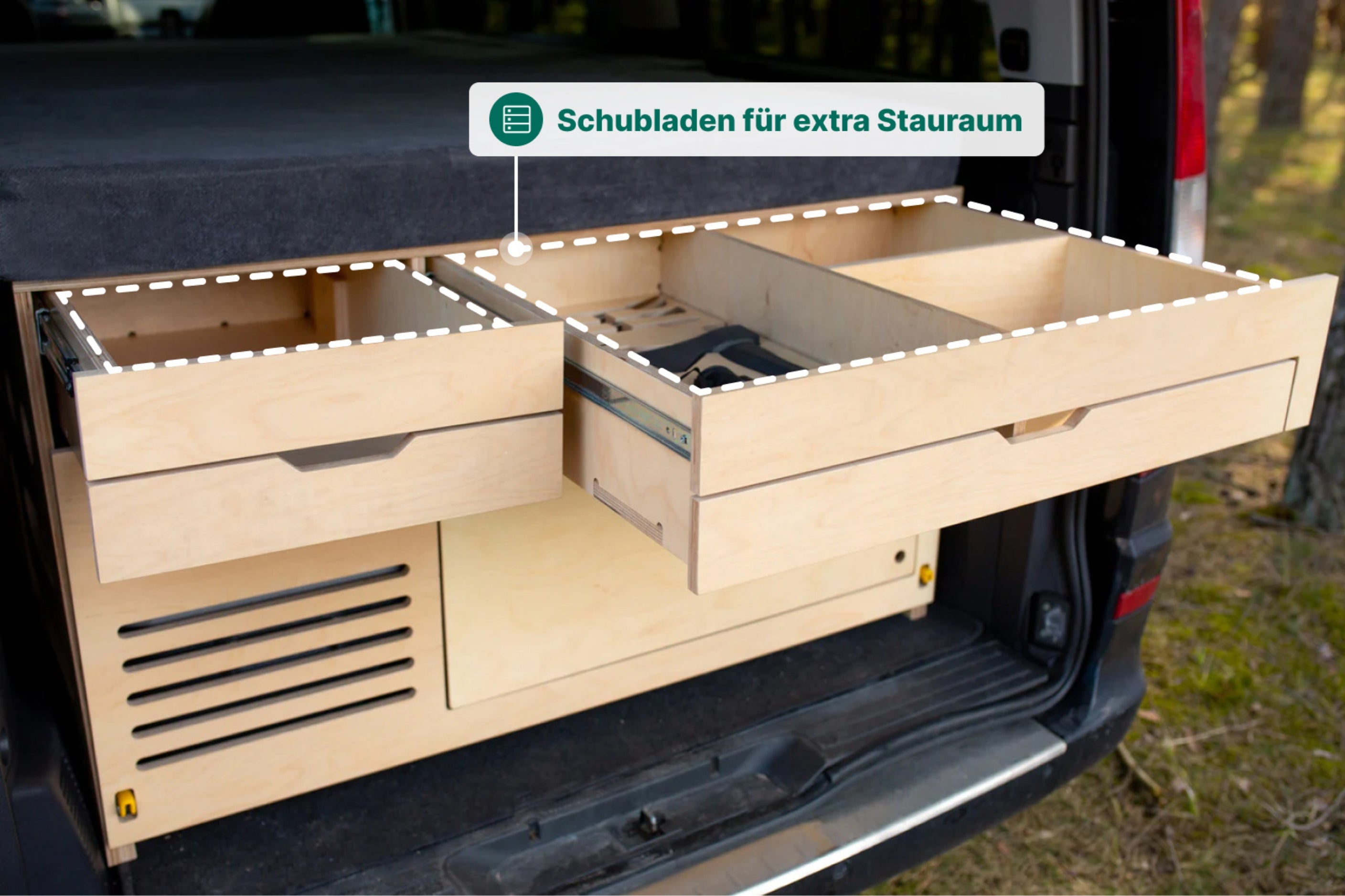 Moonbox Campingbox Van/Bus 119 Premium