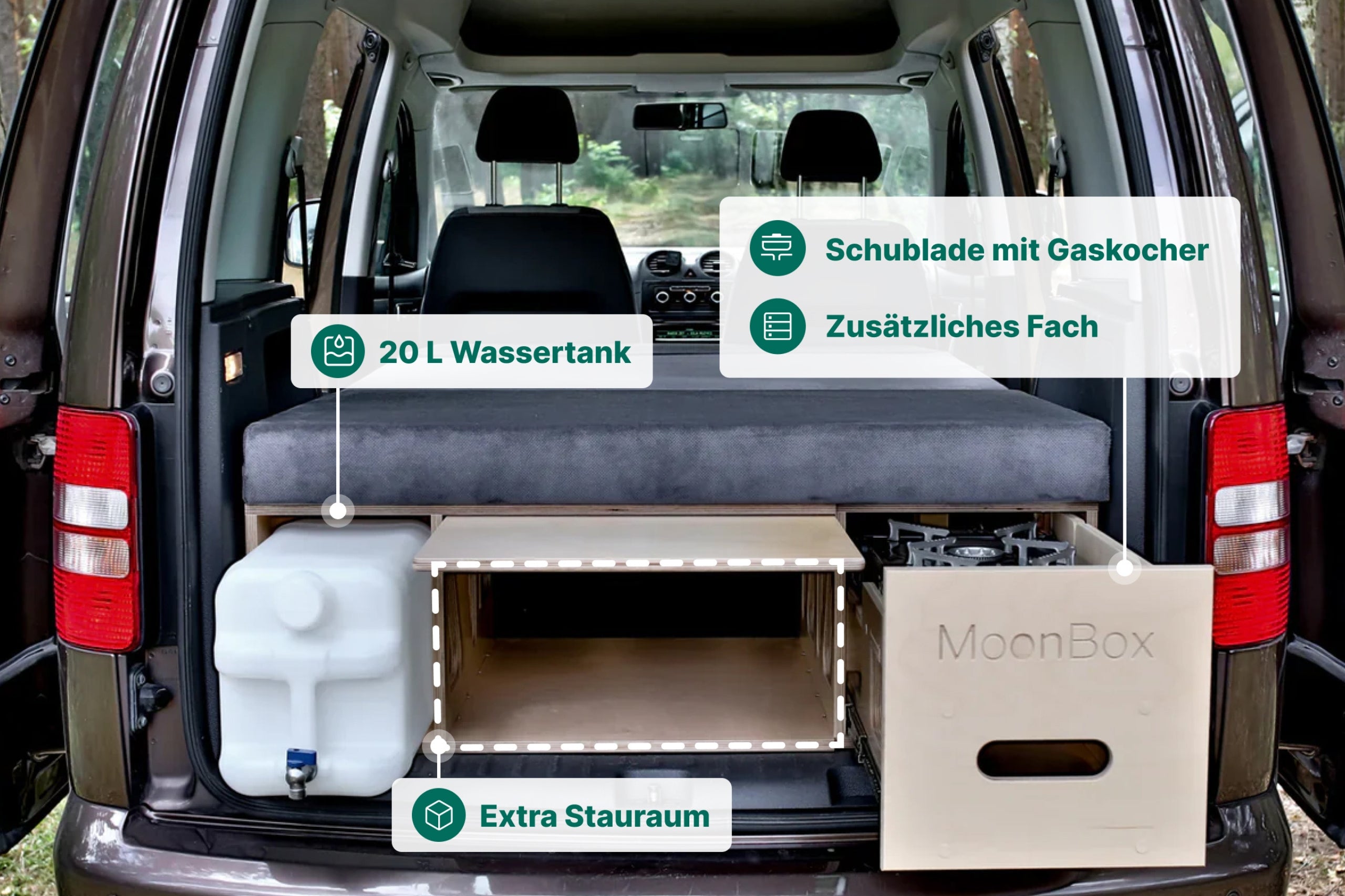Moonbox Campingbox Minivan 115cm
