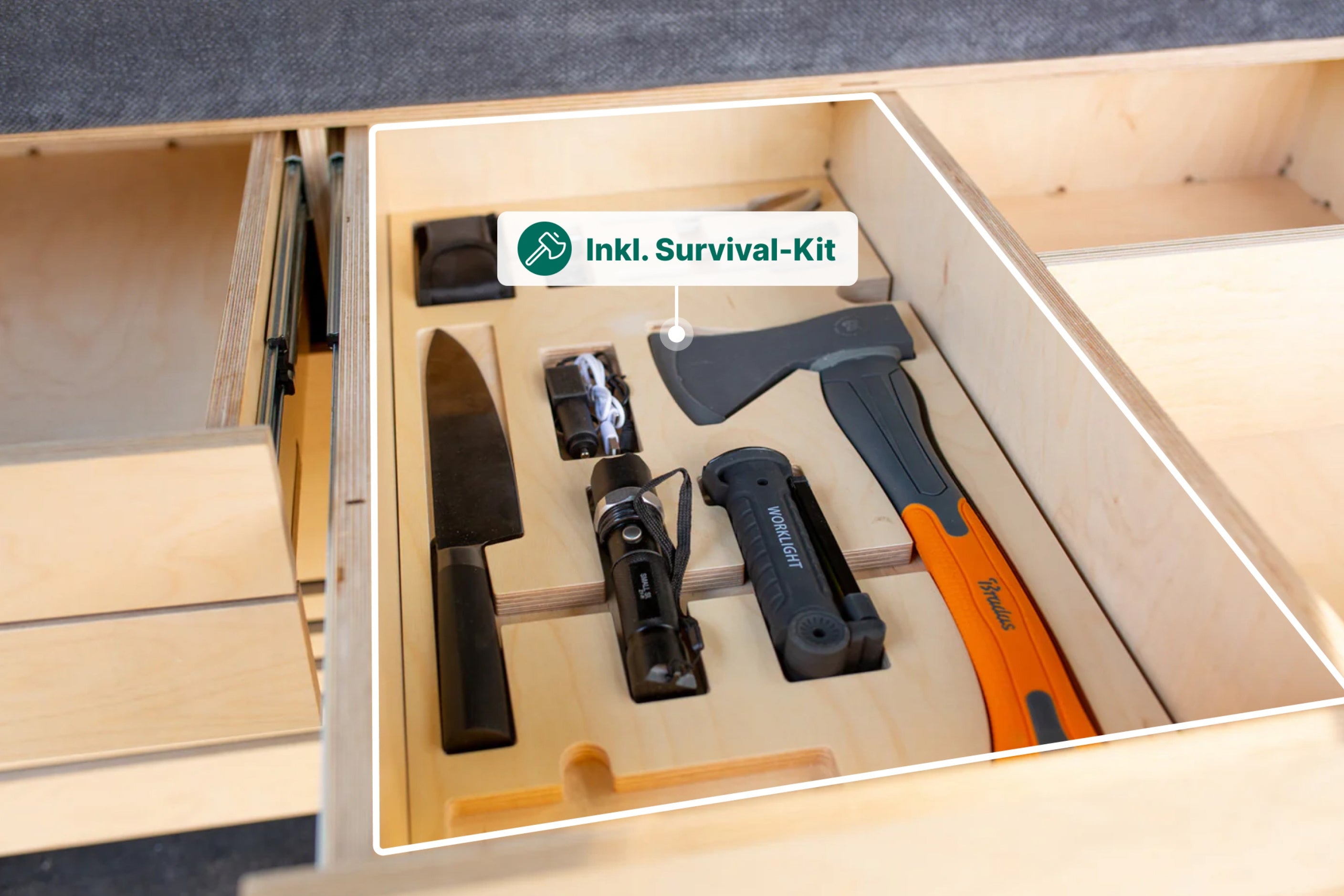 Moonbox Campingbox Van/Bus 119 Premium