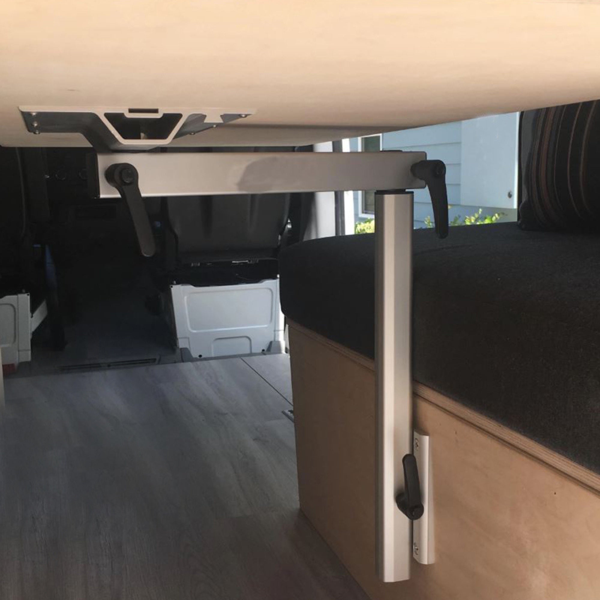 Moonbox Tischbein 360° drehbar - Schwarz