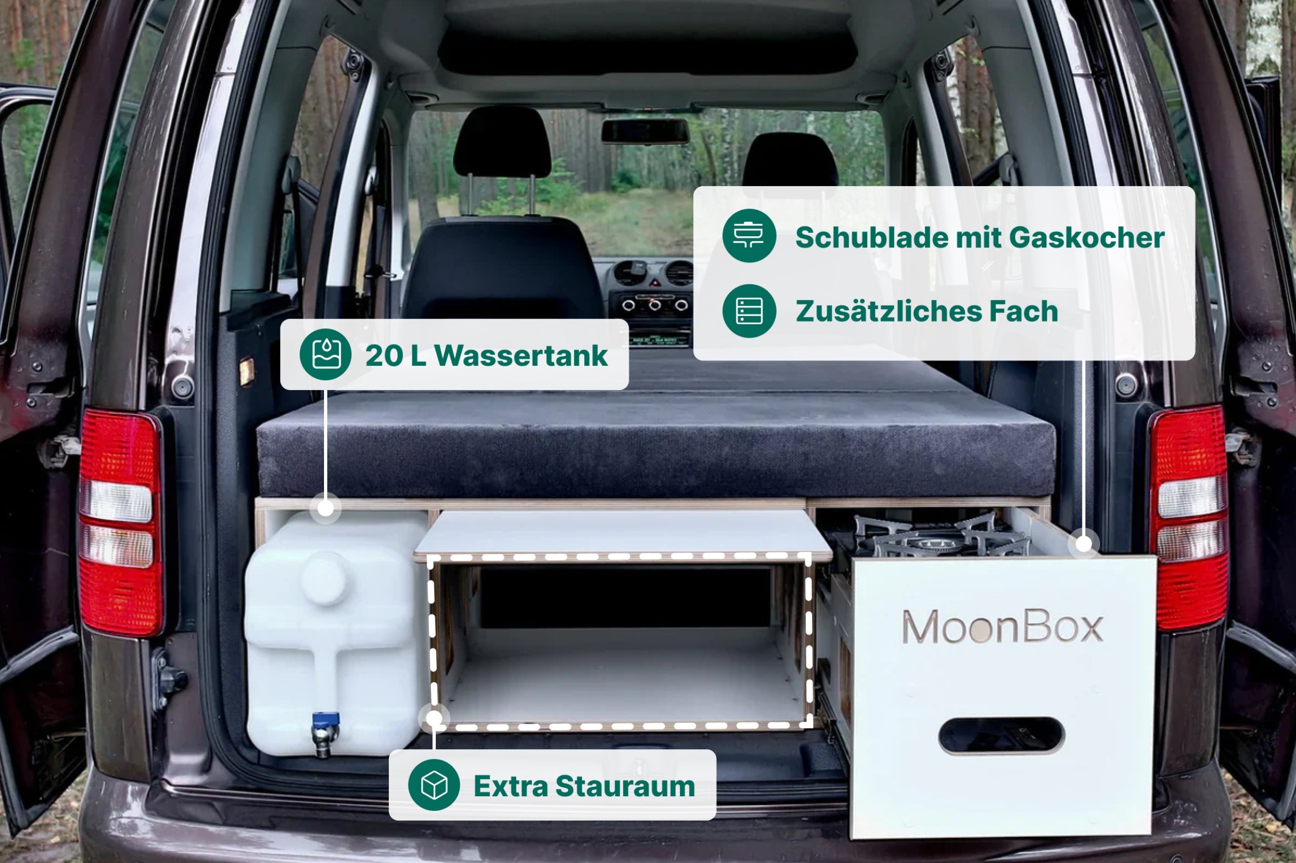 Moonbox Campingbox Minivan 115cm