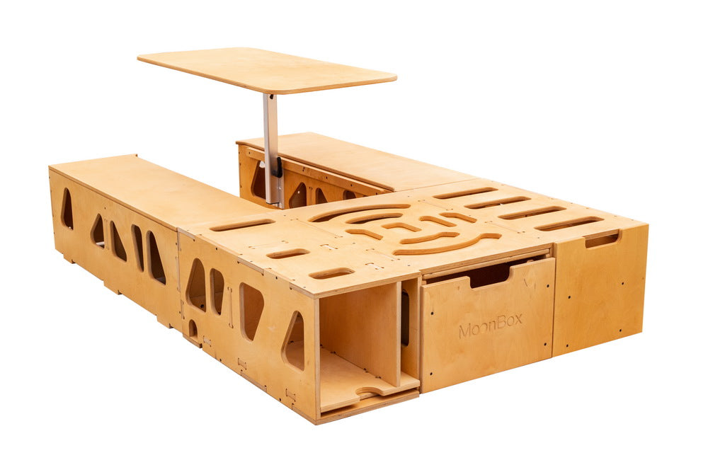 Moonbox Campingbox mit Tisch Van/Bus 124cm Modify Natur