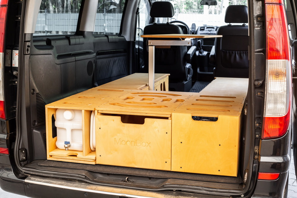 Moonbox Campingbox mit Tisch Van/Bus 115cm Modify Natur