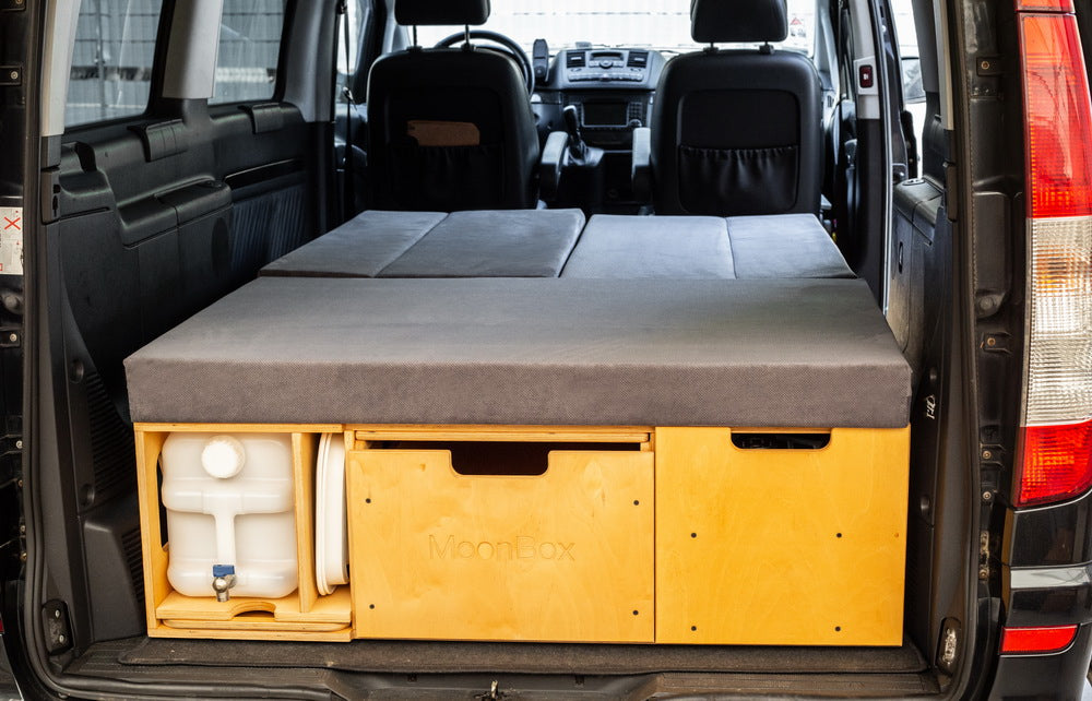 Moonbox Campingbox mit Tisch Van/Bus 124cm Modify Natur