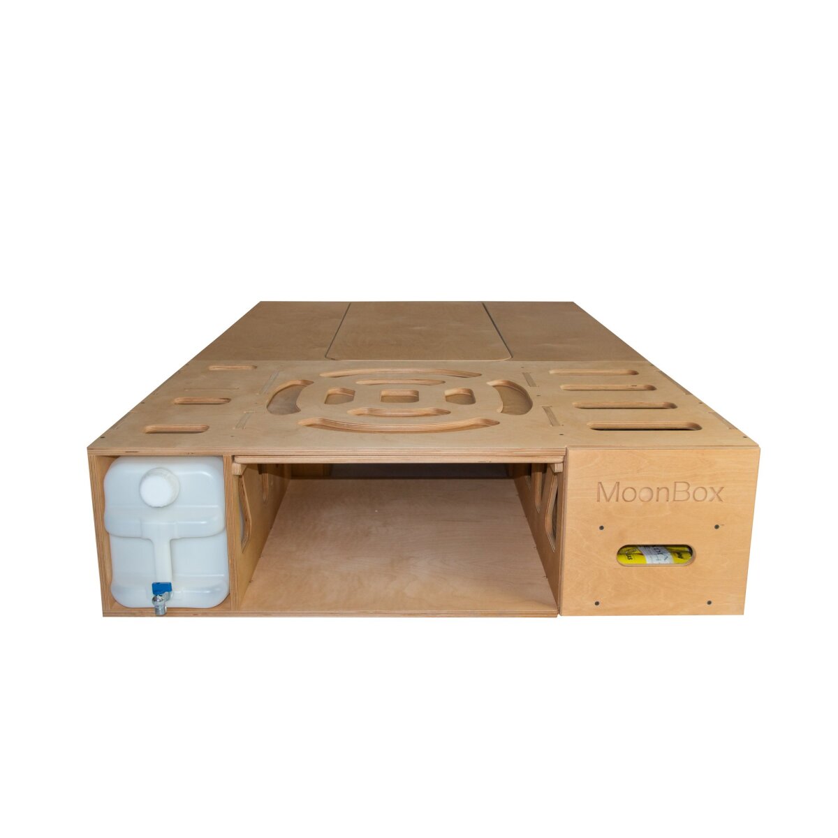 Moonbox Campingbox mit Tisch Van/Bus 115cm Natur