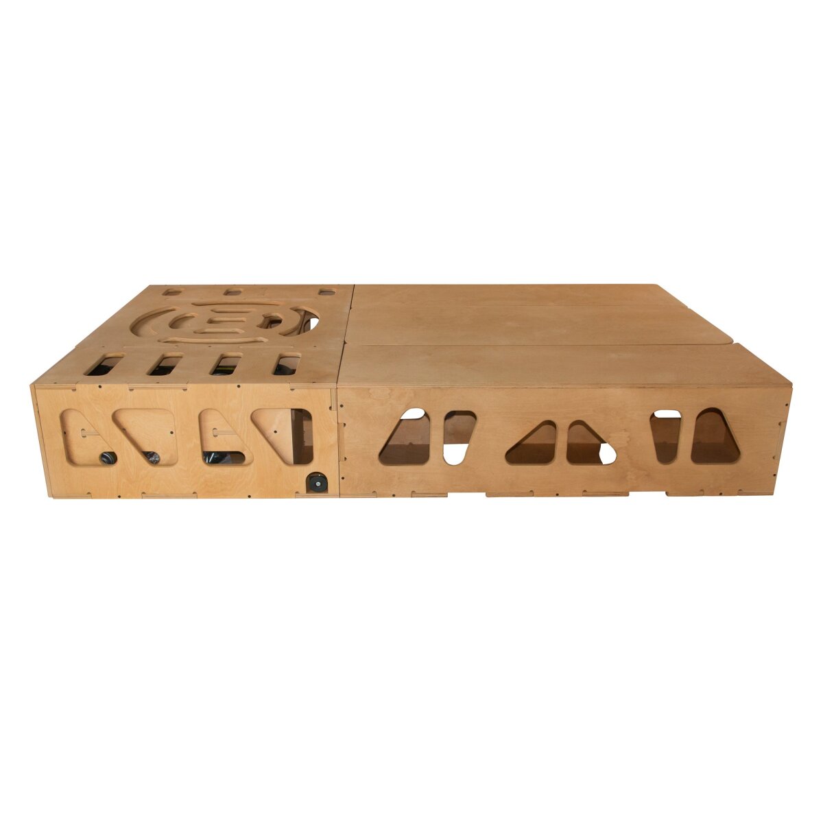 Moonbox Campingbox mit Tisch Van/Bus 115cm Natur