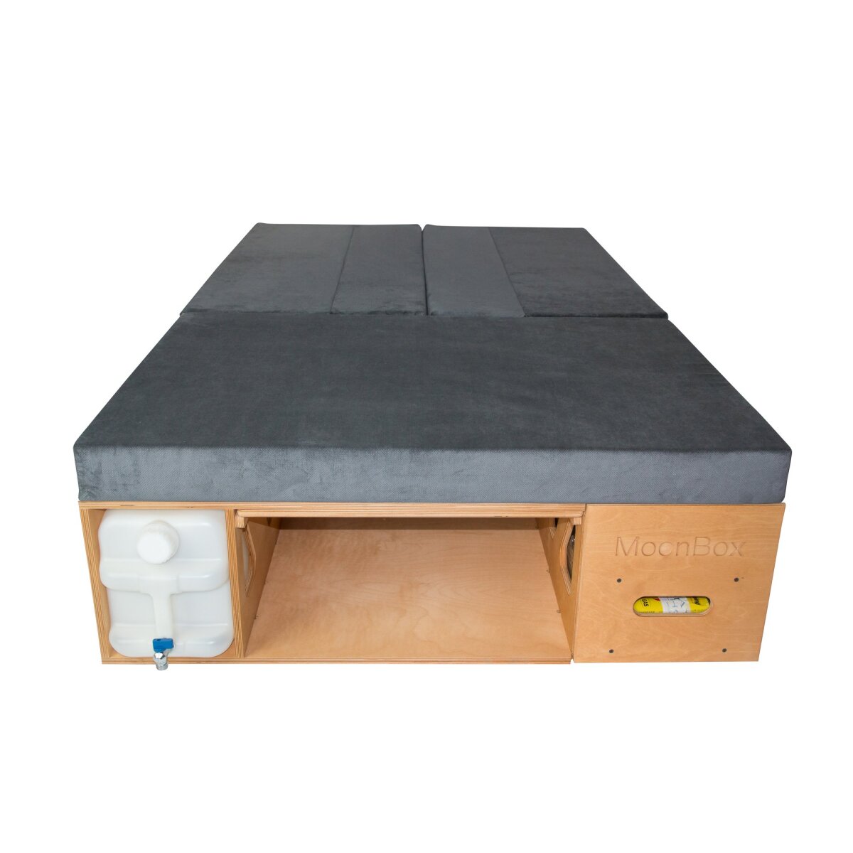 Moonbox Campingbox mit Tisch Van/Bus 115cm Natur