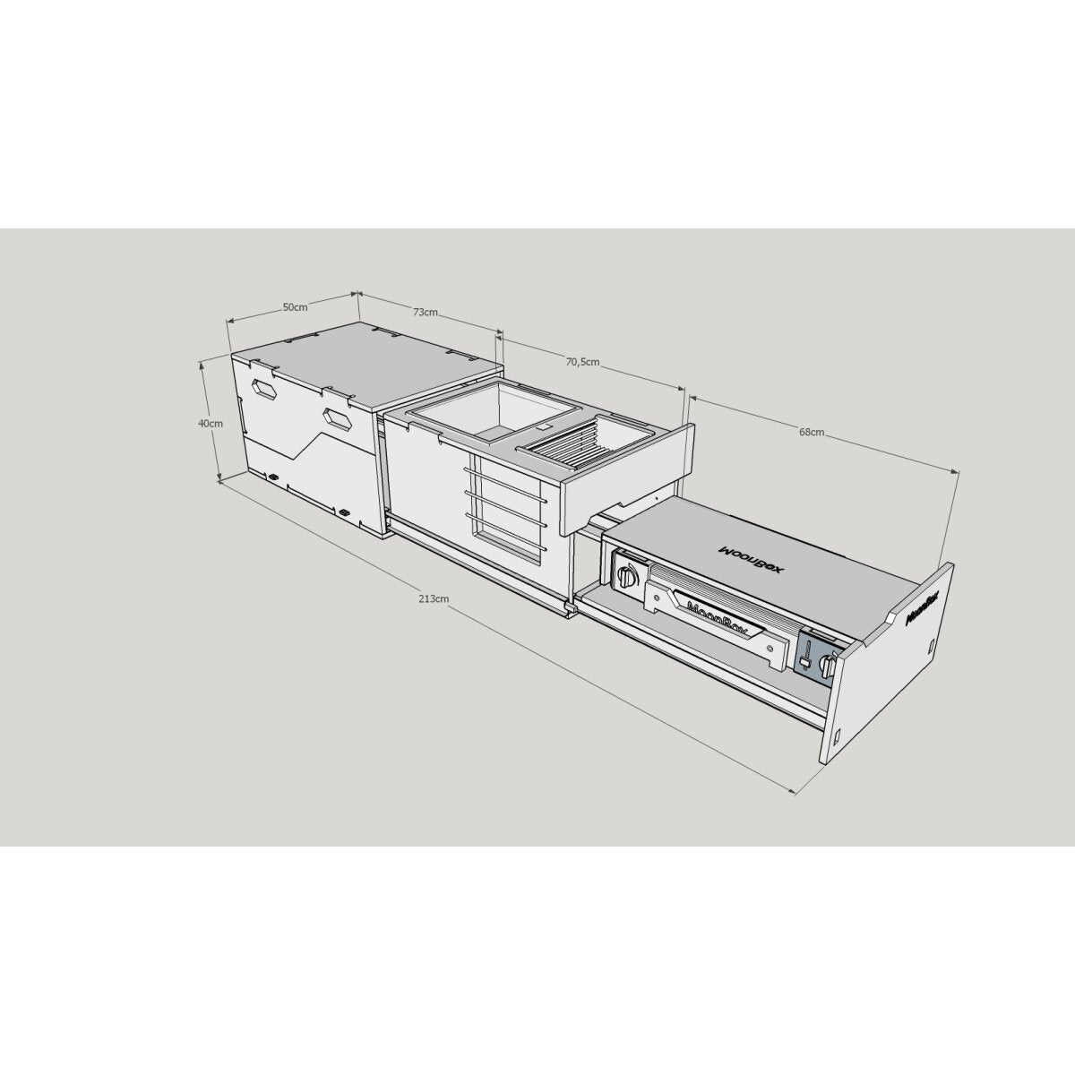 Moonbox Kitchenbox - White Edition
