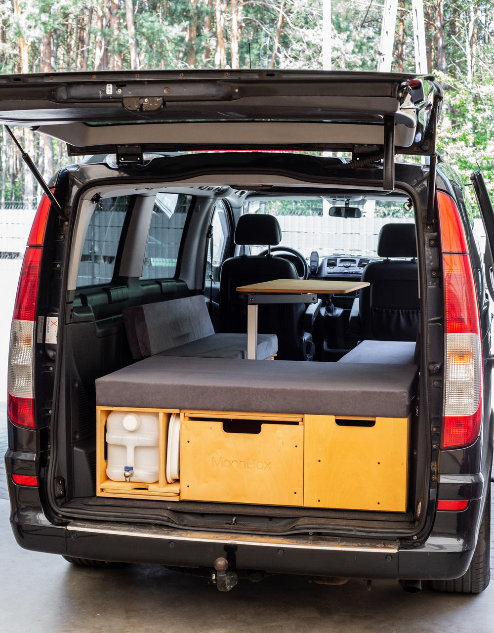 Moonbox Campingbox mit Tisch Van/Bus 124cm Modify Natur